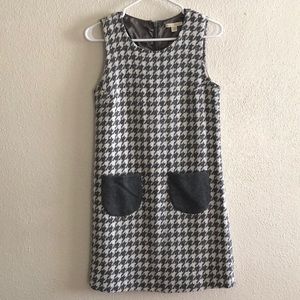 Anthropologie Paper Crown Houndstooth Shift Dress